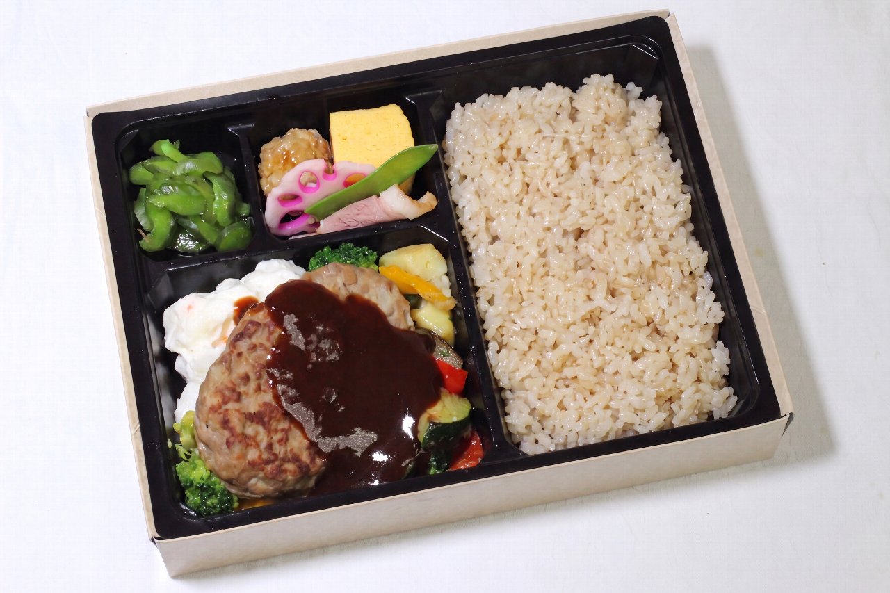 あらびきハンバーグのデミソース